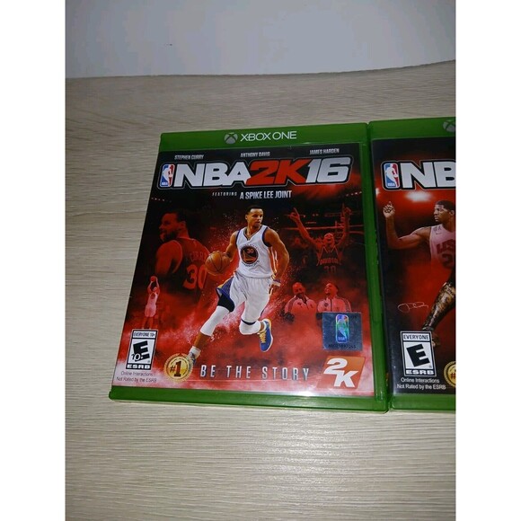 Lot Of 3 Xbox One NBA 2k16 2k17 & 2k19 Games Includes Fold Out Cardboard Poster - Picture 14 of 16